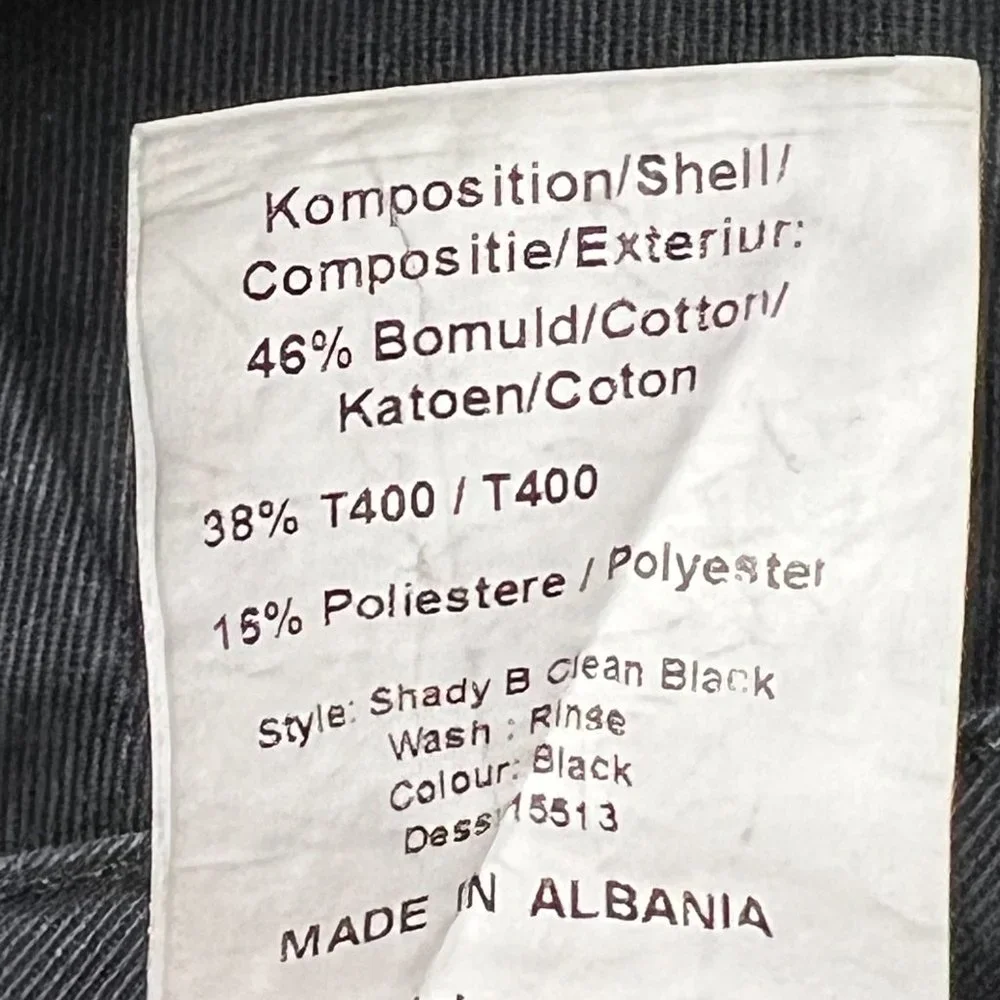 Won Hundred Jeans Mens 30 x 32 Black 5 Pocket Straight‎